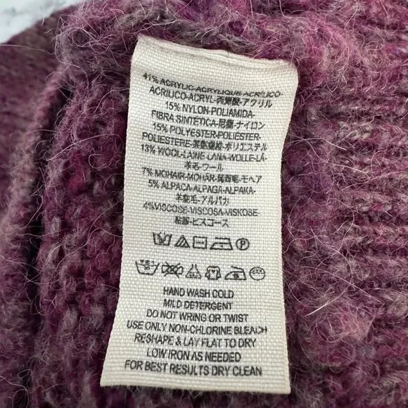 Free People Karina Wrap Knit Sweater M